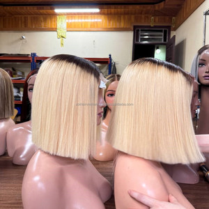 Pelucas de Cabello Humano con Frente de Encaje Bob, Cabello Virgen Vietnamita de Primera Calidad, Tendencia Actual - Product Image 3
