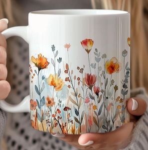 FENN Tasse à café en céramique personnalisée haut de gamme 350 ml, tasse à thé au lait en porcelaine, tasses en céramique avec logo personnalisé pour restaurant - Product Image 3