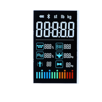 Balance électronique intelligente personnalisée de qualité supérieure avec écran LCD à fond noir et texte blanc en provenance de Chine