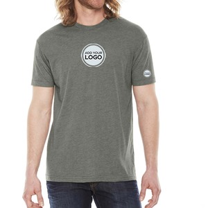 เสื้อยืดเจอร์ซีย์เนื้อดีแบบยูนิเซ็กซ์ สกรีนโลโก้ได้ 180 GSM - Product Image 5