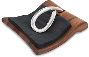 Metal napkin rack decorative <b>table</b> accessory napkin holder modern home decor napkin holder stylish napkin holder floral - Product Image 5