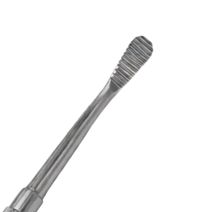 ตะไบกระดูกพรีเมียม # เครื่องมือผ่าตัดกระดูกแบบสองด้าน 12A ทำจากเหล็กกล้าไร้สนิม สำหรับการปรับแต่งรูปทรงกระดูกทางทันตกรรม - Product Image 4