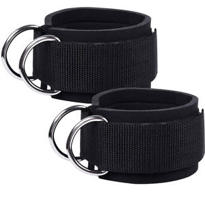 Sangles de cheville B2B en gros en matériau respirant pour l'entraînement des fessiers et des jambes, options de couleurs personnalisées, équipement de fitness en gros direct usine - Product Image 1