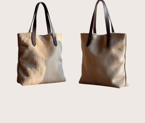 Bolso Tote de Cuero Genuino Vintage Hecho a Mano con Asa Superior y Cierre de Cremallera, Color Sólido, Uso Diario para Mujer LTB-0489 - Product Image 3