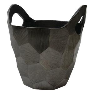 Seau à glace design moderne, fait main, en métal, pour refroidir bière et vin, pour fêtes et événements personnalisés, capacité 3 litres. - Product Image 1