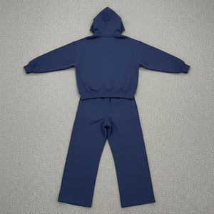 Offre Spéciale – Survêtements Homme 2 Pièces Personnalisés avec Logo Brodé de Haute Qualité, Pantalon et Sweat à Capuche Vides, 100% Coton 2026 - Product Image 2