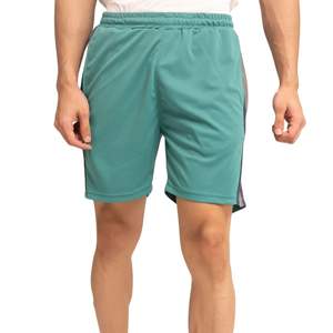 กางเกงขาสั้นออกกำลังกายสีเขียวมิ้นท์สำหรับผู้ชาย แห้งเร็ว ระบายอากาศได้ดี เหมาะสำหรับวิ่งและเล่นกีฬา - Product Image 1