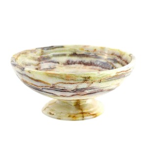 Bol en marbre blanc naturel au prix d'usine, vaisselle de luxe moderne, bols en pierre pour servir des salades et des fruits, pour l'hôtellerie et la restauration - Product Image 2