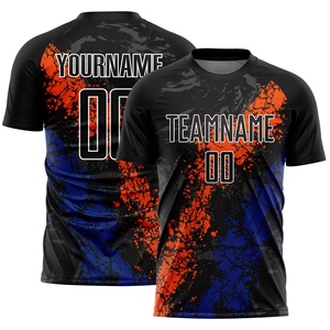 Maillot de football personnalisé en sublimation effet peau de serpent noir et or vieilli, vente en gros directe OMMIZ INDUSTRY - Product Image 4