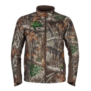 Chaqueta Softshell de Camuflaje para Hombre, Paneles de Tela Suave en los Puños, Chaqueta de Caza Ligera e Impermeable para Caza con Arco - Product Image 1