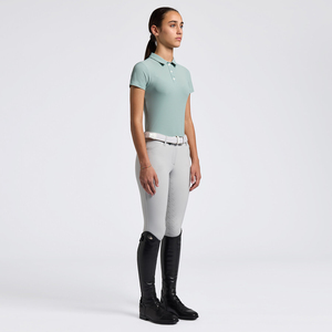 High Quality 4way Stretch Horse Riding Equestrian Shirt Top <b>Base</b> <b>Layer</b> Competition Show Shirt Polo in Soft Feel Technical Fabric - Product Image 2