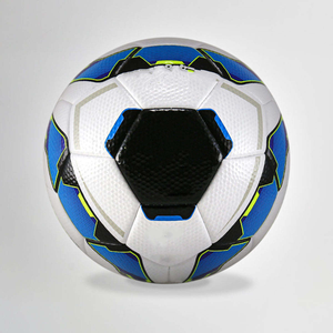 Balón de Fútbol Cosido a Máquina, Ecológico, Ligero y Duradero, Negro, Blanco, Azul, Amarillo, para Entrenamiento en Interiores y Exteriores - Product Image 1