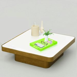 Bandeja de Servir Acrílica con Asas, Bandeja Decorativa de Acrílico para Baño, Escritorio, Almacenamiento, Bandeja para Comida, Té, Frutas, Cena, Aperitivos - Product Image 2