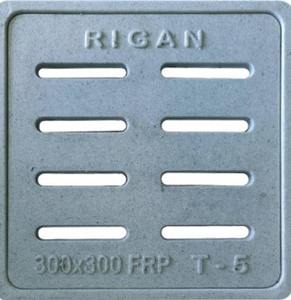 <b>Resin</b> Based FRP Manhole Cover Square Grey Eco-Friendly & Waterproof Anti-Corrosive - Product Image 5