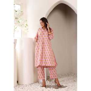 Ensemble de 2 kurtas roses pour femmes - Product Image 6