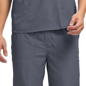 Nouvelle conception de combinaison unisexe en tissu tricoté écologique, durable et à séchage rapide, uniforme d'hôpital en coton, combinaison de détection d'aiguilles - Product Image 2