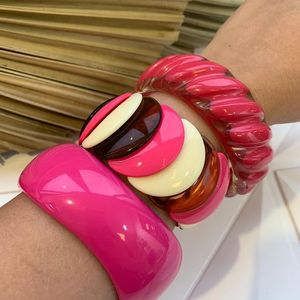 Pulseras de Resina Personalizadas para Mujer H a CRAFT - Diseños Florales Transparentes y Coloridos con Brillo, Estilo Clásico para Uso Diario y Regalo - Product Image 4