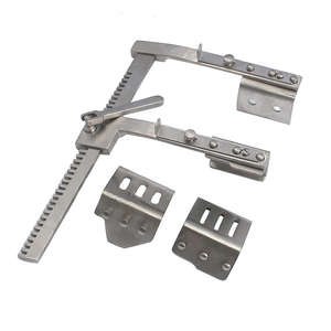 Ensemble d'instruments en acier inoxydable SurgiRight : Écarteur de côtes à 2 lames de qualité supérieure, rétracteur Burford Finochietto, 10 à 12 pouces - Product Image 1