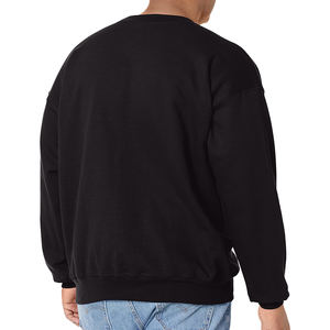 Sweat-shirts surdimensionnés pour hommes, OEM, haute qualité, sweat-shirts à col rond noirs, sweat-shirts personnalisés pour hommes - Product Image 2