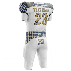 Équipement d'entraînement de football américain en cuir PU, taille officielle américaine, manches courtes - Product Image 3