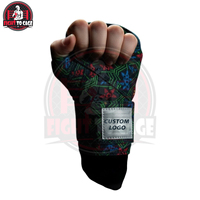 Bandages de boxe réfléchissants pour jeunes, en coton premium durable, pour arts martiaux, accessoires d'entraînement