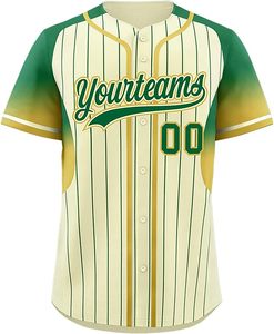 Maillot de baseball unisexe pour adulte SPORTS de haute qualité 100 % polyester, col en V personnalisé, impression numérique sur le devant, séchage rapide, respirant, uni - Product Image 3