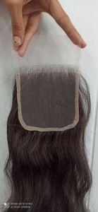 Closure en dentelle de cheveux humains vierges, style Loose Wave, douce et régulière, dentelle suisse transparente 4x4 - Product Image 4