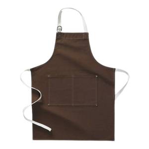 Apron for Oil Protection Custom Logo OEM Manufacturer Canvas Cotton Blend Durable Protective <b>Kitchen</b> Work Apron - Product Image 4