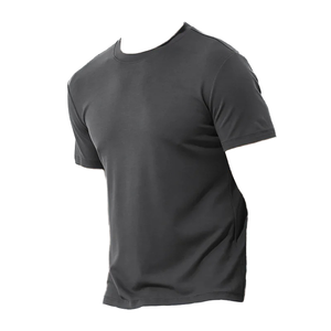Camiseta de Manga Corta para Hombre, 100% Algodón Tejido, Cuello Acanalado de Alta Calidad, Corte Regular, Diseño Casual, Hombros Caídos - Product Image 4