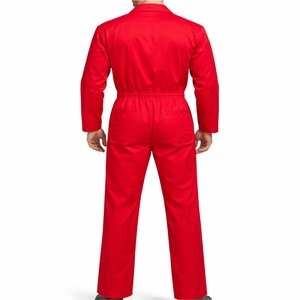 ชุดคลุมทำงานสีพื้นสำหรับผู้ชาย ชุดยูนิฟอร์มอุตสาหกรรม ทนทาน ป้องกันภัย ชุดจั๊มสูทช่างซ่อม ออกแบบได้ตามต้องการ ชุดทำงานสำหรับผู้ชาย - Product Image 3