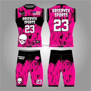 Uniforme de Flag Football 7v7, Conjunto de Uniforme Hecho con Material que Absorbe la Humedad, Jersey de Compresión 7on7, Secado Rápido Durante el Juego - Product Image 1