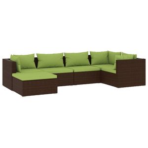 Ensemble de salon de jardin marron et vert - Product Image 2