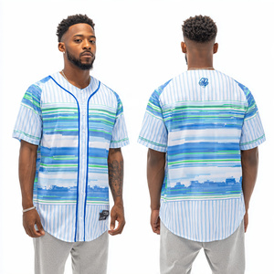 Maillots de baseball légers style maillot de football en gros, personnalisables par sublimation, coutures durables, pour équipes et clubs sportifs - Product Image 4