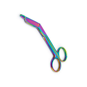 Tijeras para Vendajes Lister, Manuales, Multicolores, 5.5 Pulgadas, Herramienta de Corte Médica Quirúrgica para Enfermeras y Primeros Auxilios, Acero Inoxidable de Alta Calidad - Product Image 4