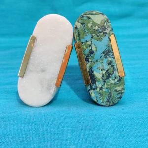 Fils une meilleure qualité à la main en marbre mosaïque tiroir commode armoire boutons pour cuisine décor à la maison meubles poignées et boutons - Product Image 3