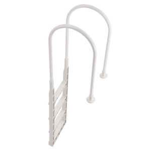 Scala per Piscina Rinforzata 48/54 Pollici con 4 Gradini, Doppio Corrimano, Gradini in Plastica Antiscivolo Ispessiti, Capacità di Carico 300 lb - Product Image 5