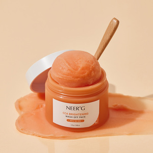 [NEERG] Mascarilla de Gel Vegana Jeju CCA Complex 110g con Zanahoria y Manzana para una Piel Radiante y Mascarilla Lavable - Product Image 1