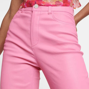 Pantalon en similicuir pour femme, modèle 2026, le plus vendu, design tendance, streetwear, hiver, imperméable, respirant, avec logo personnalisé - Product Image 5