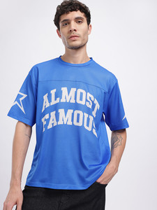 Men's Blue 100% <b>Polyester</b> Mesh T-Shirts Crew Neck Short Sleeve Breathable Regular Fit custom printed <b>tshirts</b> casual sports wear - Product Image 3