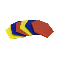 Blocs d'attributs de géométrie en plastique Cartes d'activité mathématique Puzzles logiques STEM Tri géométrique Jeux de comptage