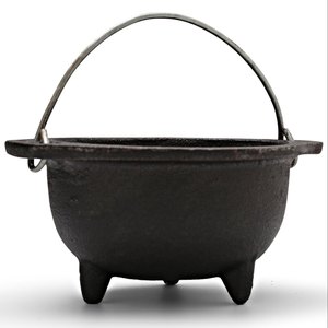 Beautiful Cast Iron Cauldron Aromatic Agarwood Incense <b>Burner</b> for Loban and Charcoal <b>Burner</b> All-Season Use At Wholesale Price - Product Image 3