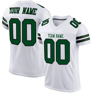 Maillot de football américain personnalisé, maillot d'équipe personnalisé, 100% polyester, séchage rapide, manches courtes, unisexe - Product Image 5
