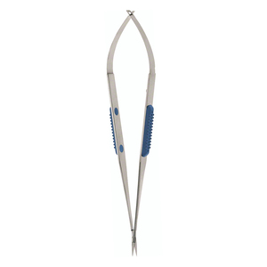 Precision German Stainless Steel Manual Micro Spring Scissors 4.5cm Curved <b>Edge</b> Surgical Microsurgery <b>Tool</b> - Product Image 3