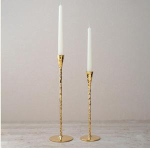 Candelabro de Metal Dorado, Forma Cilíndrica, Decoración para el Hogar - Product Image 4
