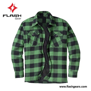 Camisa de franela para motocicleta con protección CE nivel 2 para hombre, camisa de ciclista transpirable con la mejor armadura protectora para adultos - Product Image 3