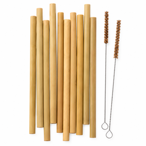 Pajitas de Bambú Naturales, Pajitas Reutilizables Sostenibles, Libres de Plástico, Fabricante OEM ODM para Restaurantes, Cafés y Hoteles - Product Image 2