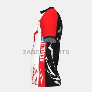 เสื้อรัดกล้ามเนื้อสำหรับผู้ชาย MMA Grappling Rashguard ผ้ายืดด้านหน้า น้ำหนักเบา ผลิตจากผ้าสแปนเด็กซ์/โพลีเอสเตอร์ - Product Image 3