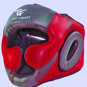 อุปกรณ์ป้องกันศีรษะสำหรับชกมวยสีเหลือง ยี่ห้อ Top Fight รุ่น PU แบบผูกเชือก ระบายอากาศได้ดี เหมาะสำหรับการฝึกซ้อมและการต่อสู้ สำหรับผู้ใหญ่ ฝึกศิลปะการต่อสู้ - Product Image 4