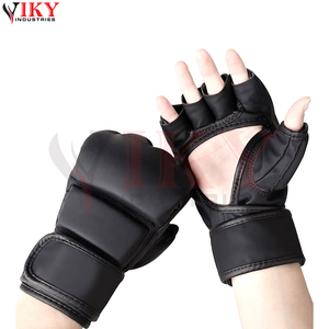 Nouveauté 2026 : Gants de combat MMA noirs entièrement rembourrés, épais, avec logo personnalisé, service OEM/ODM – Fournisseur de qualité - Product Image 3