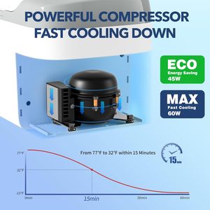 ตู้เย็น12V 20Q/18L ตู้เย็นแบบพกพาเครื่องทำความเย็นในรถยนต์เครื่องทำความเย็นไฟฟ้าสำหรับยานพาหนะ ac/dc ตู้เย็นในรถยนต์12V - Product Image 3
